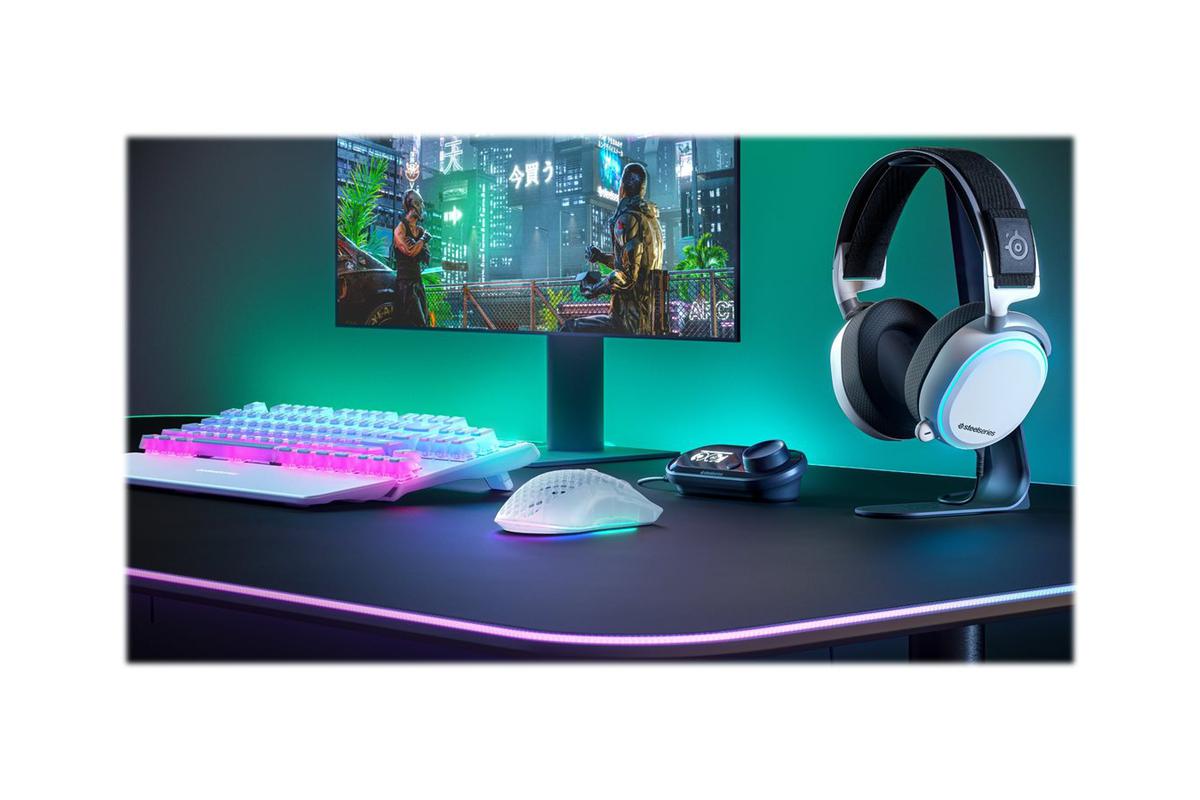 SteelSeries Aerox 3 Ghost White - Trådløs