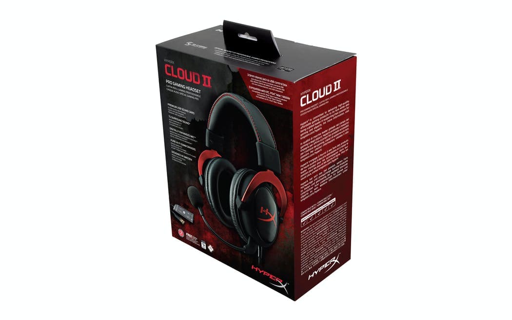 HyperX Cloud II gaming-headset - rød/sort HyperX