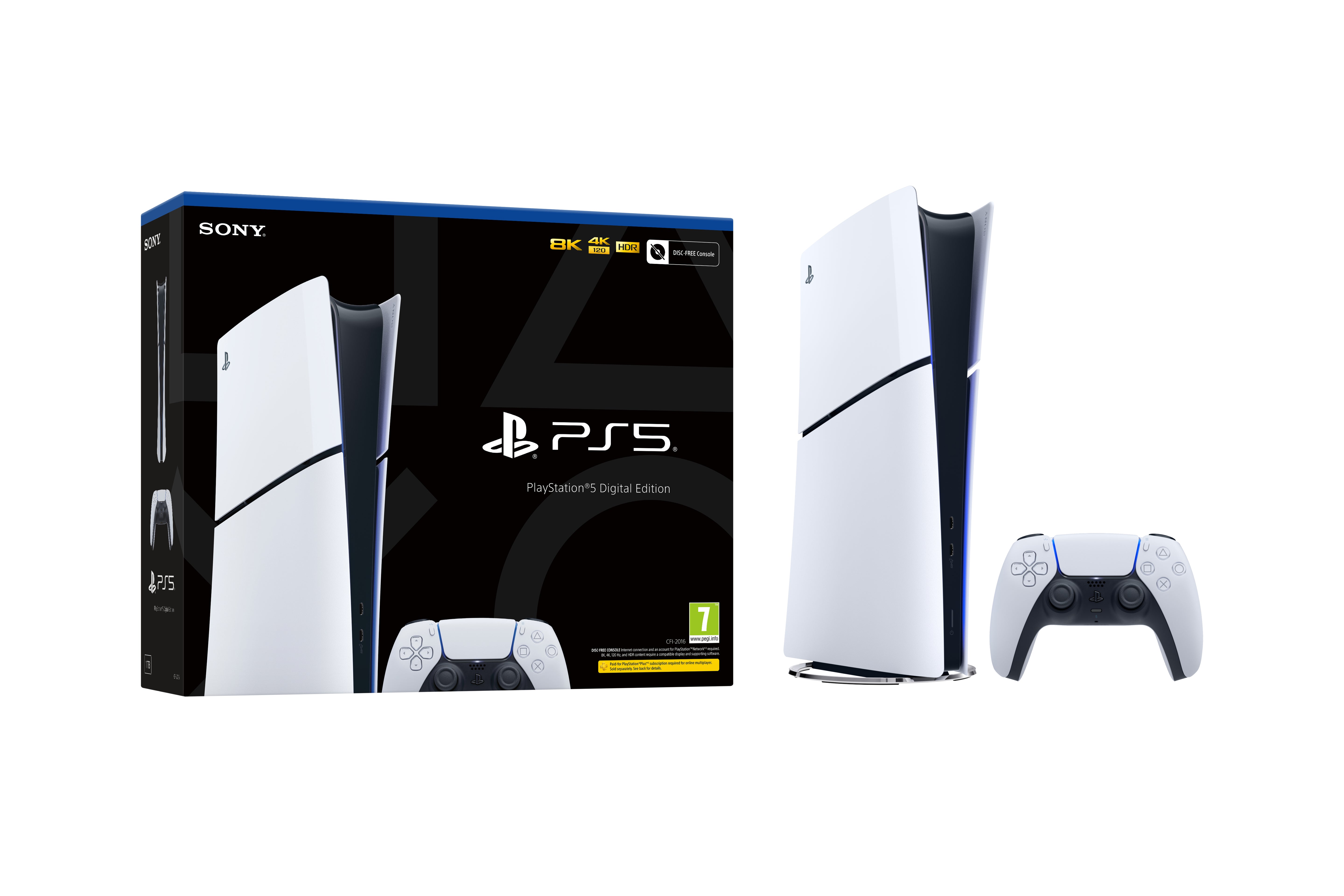 Sony PS5 Konsole SLIM Digital Edition D-Chassis 1TB