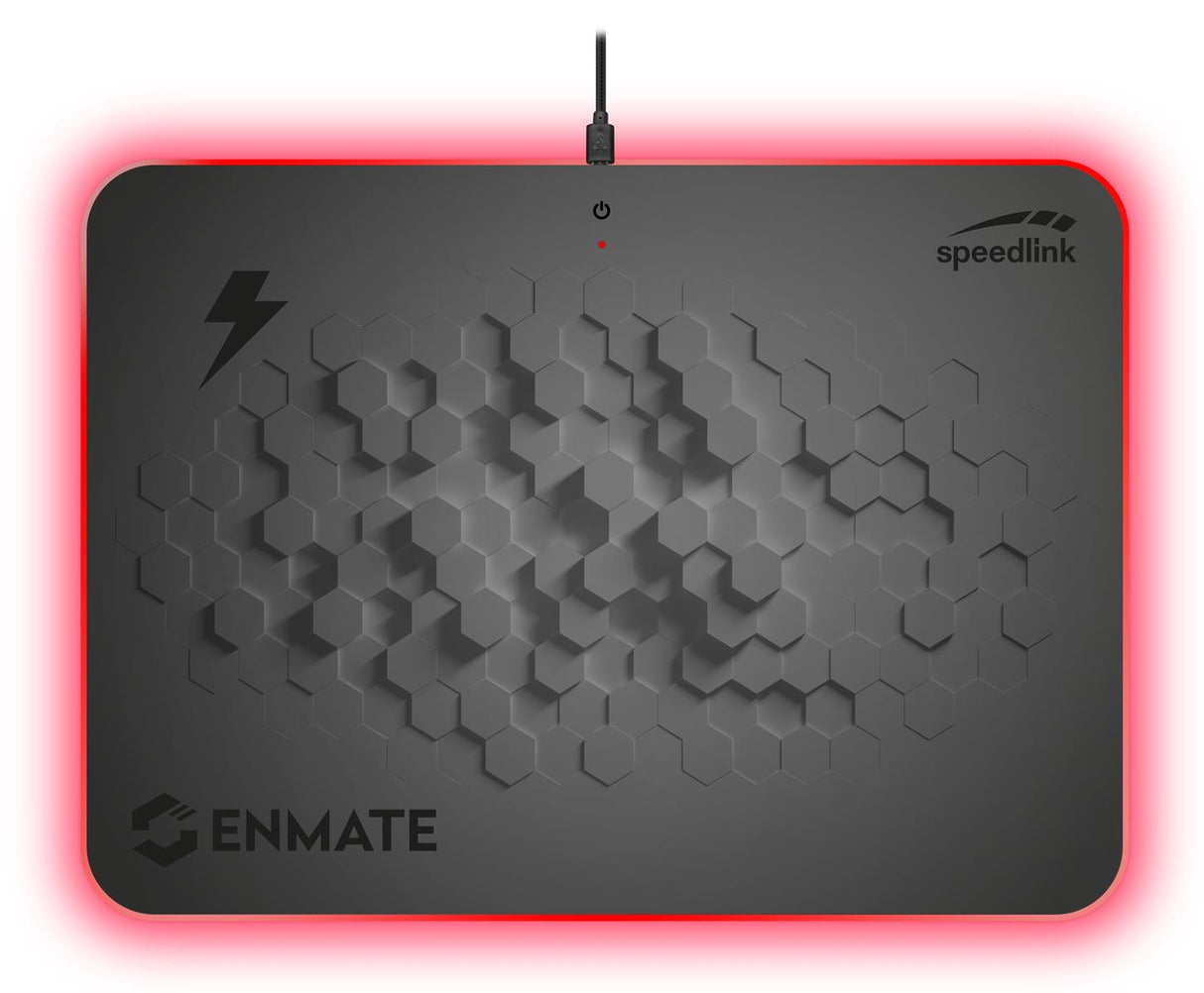 SpeedLink - ENMATE RGB Charging Mousepad, grey