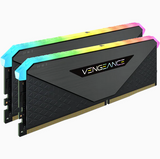 Corsair 32GB (2 x 16 GB) DDR4 3600MHz CL16 Vengeance RGB RT Sort Corsair