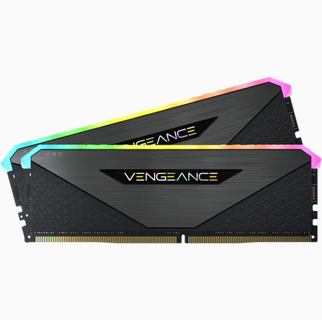 Corsair 32GB (2 x 16 GB) DDR4 3600MHz CL16 Vengeance RGB RT Sort Corsair