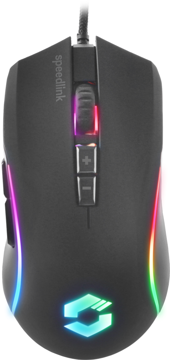 SpeedLink ZAVOS Gaming Mouse, gummisvart 