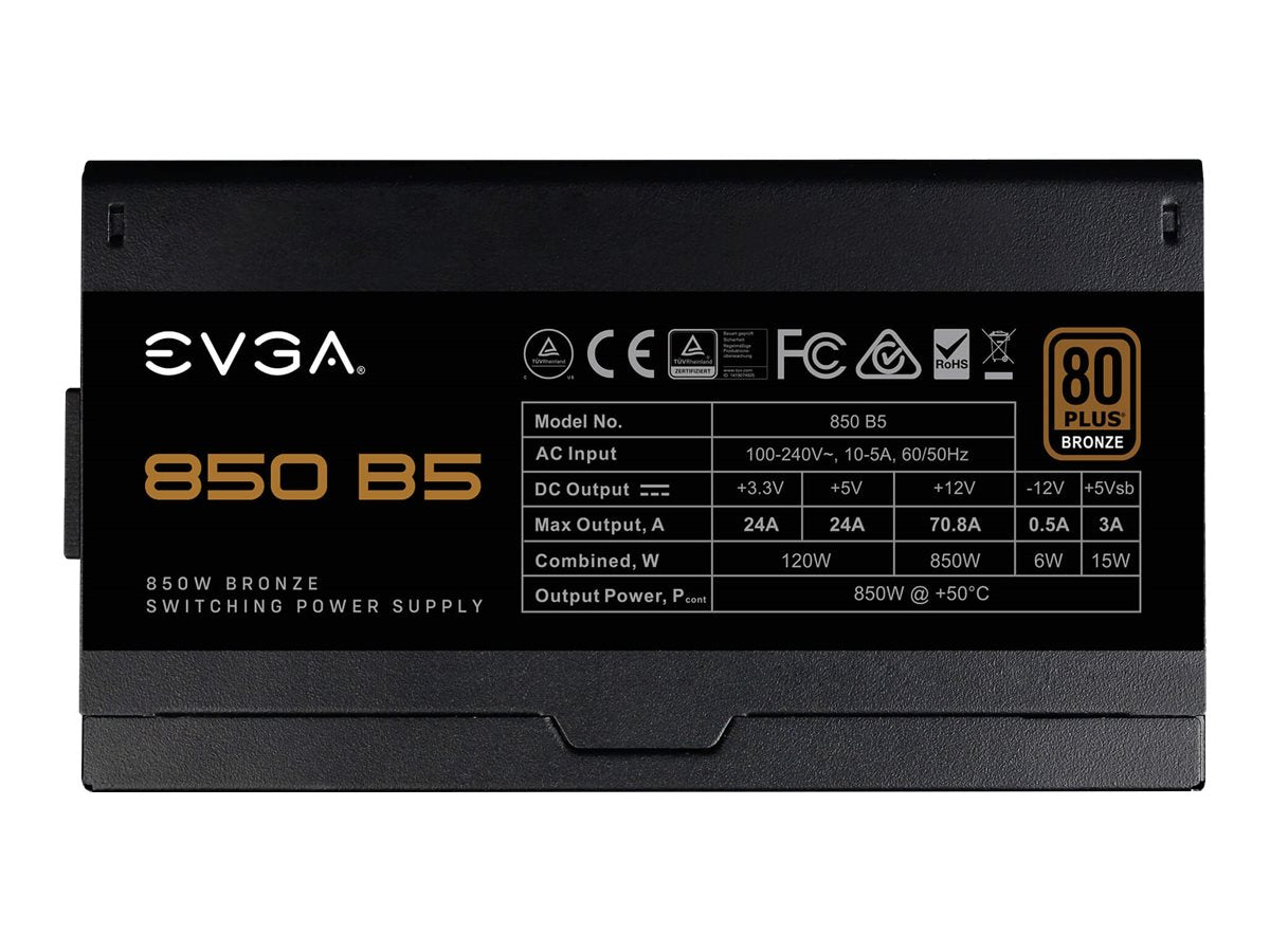 PSU EVGA B5 850W 80+ Bronze EVGA