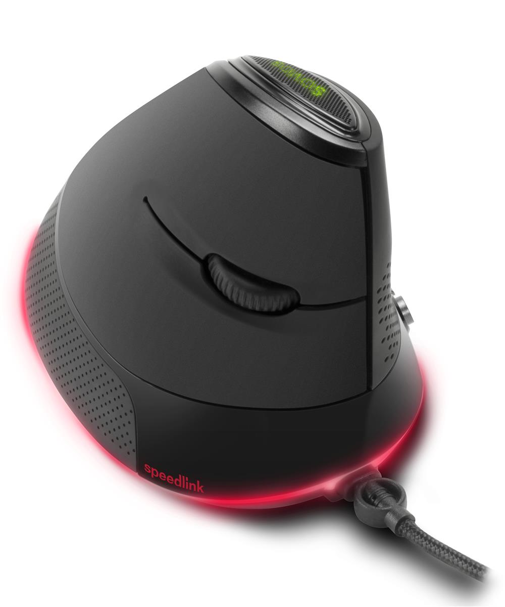 SpeedLink SOVOS Vertical RGB Gaming Mouse, black