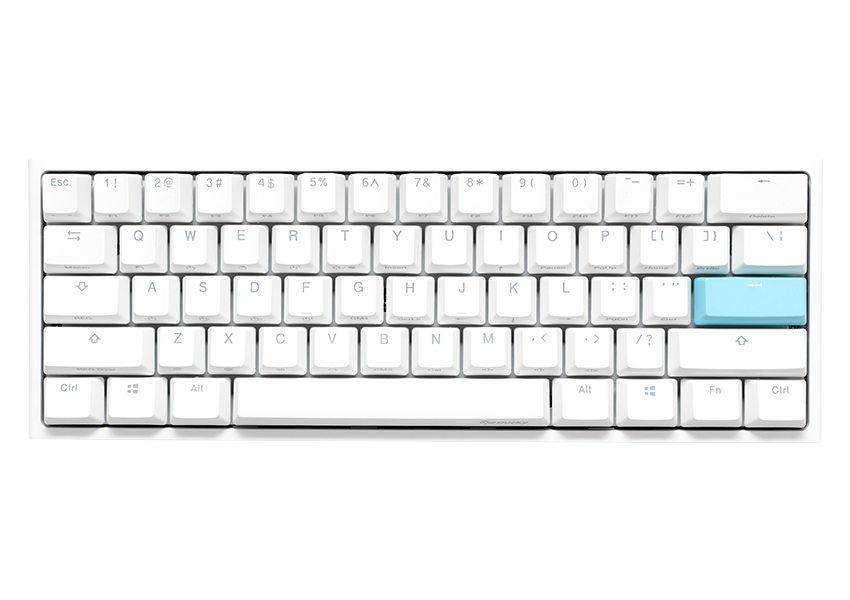 Ducky - One 2 Mini White 2020 Cherry Black RGB Ducky