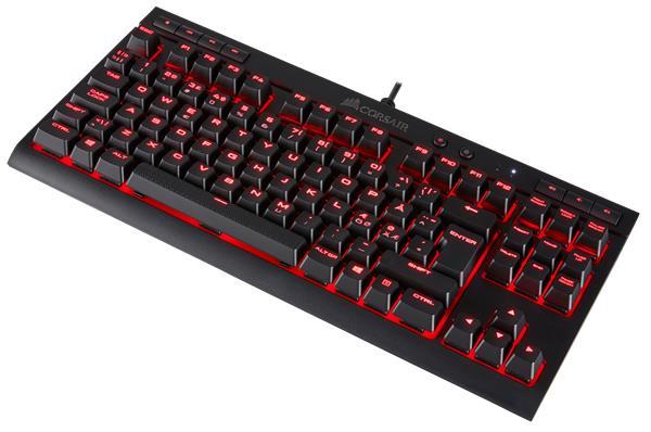 Corsair Gaming K63 Compact Mechanical Keyboard, Backlit Red LED Cherry MX Red Corsair