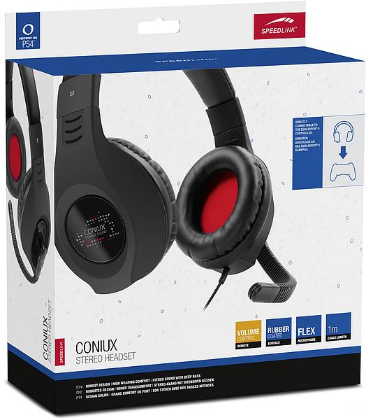 SpeedLink - CONIUX Stereo Headset - for PC/PS5/PS4/Xbox SeriesX/S/Switch, black