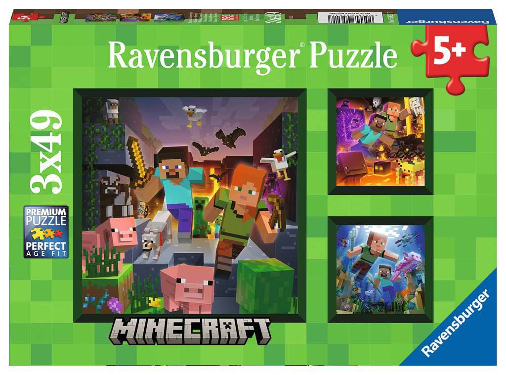 Ravensburger - Minecraft Biomes 3x49p - (10105621)