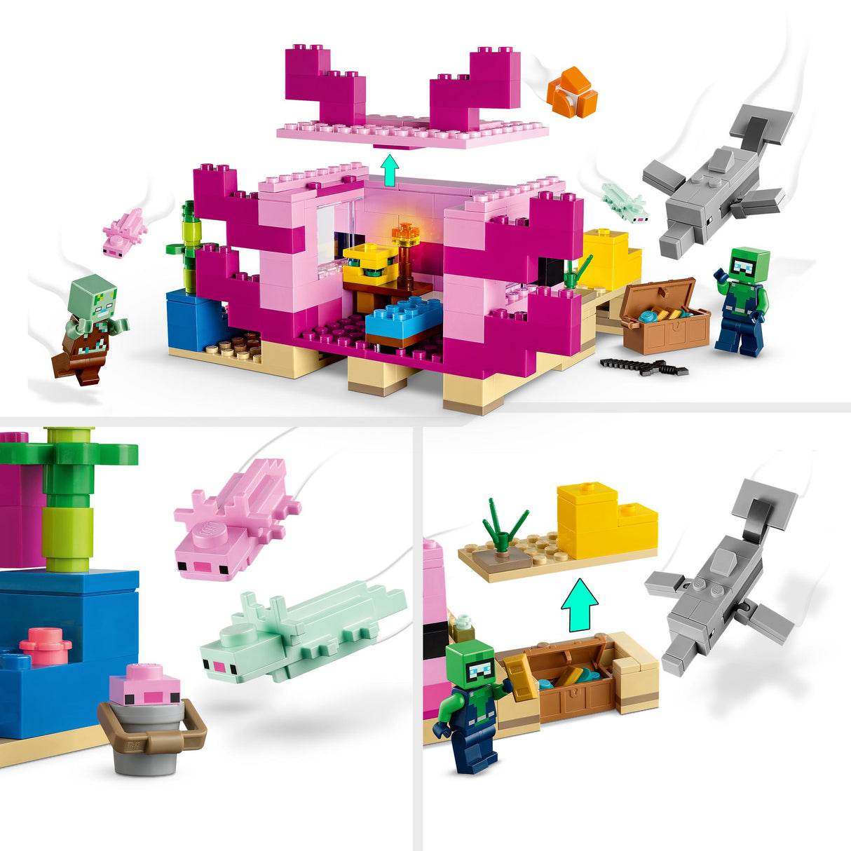 LEGO Minecraft - Axolotl huset (21247)