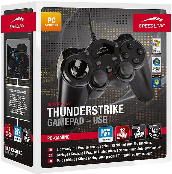 SpeedLink Thunderstrike Gamepad USB /Black