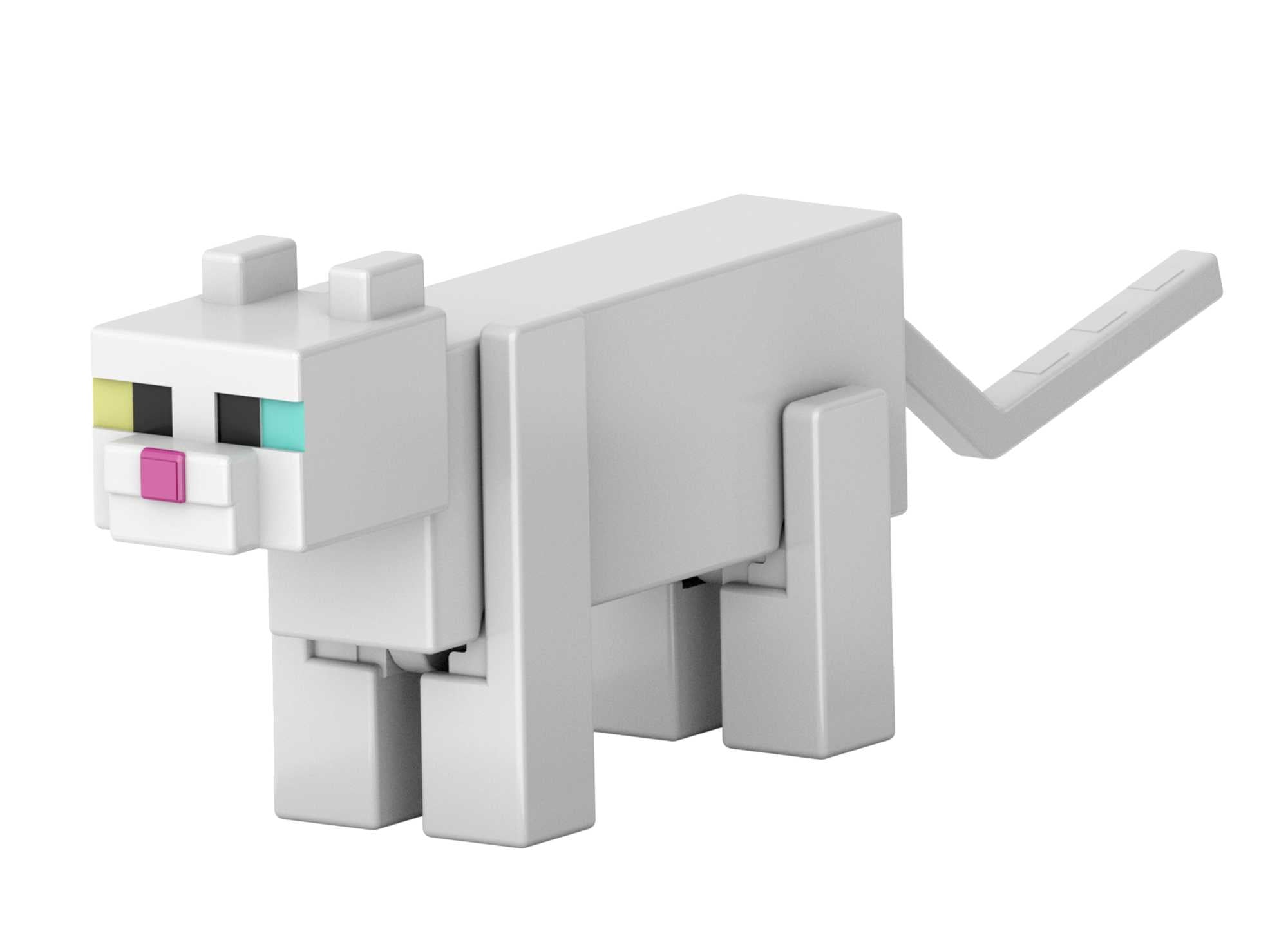 Minecraft - Biome Builds 8cm Figure - White Cat (HLB20)