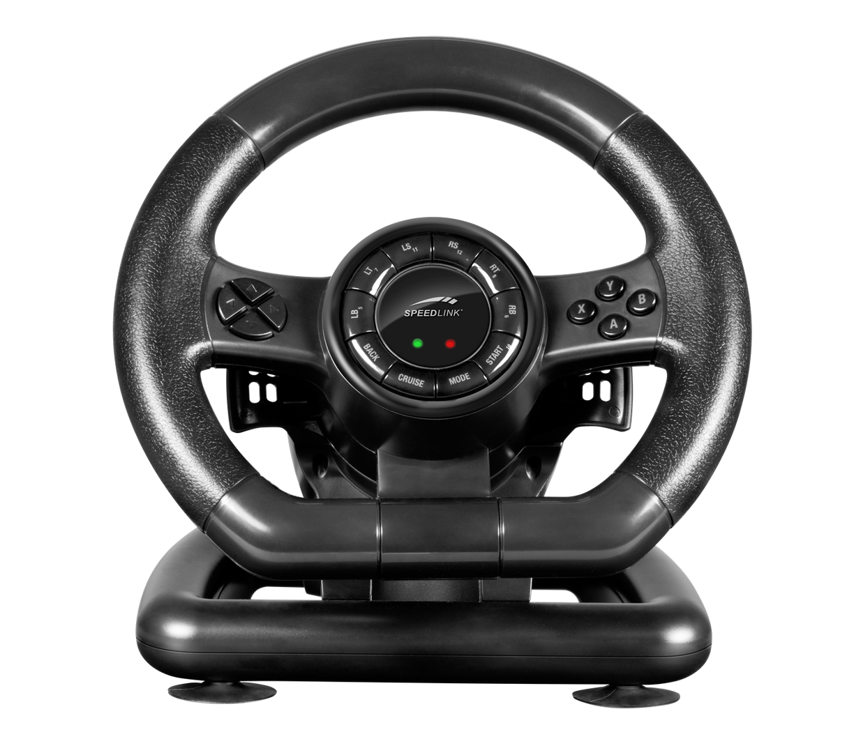 SpeedLink Black Bolt Racing Wheel - PC - Sort Speedlink