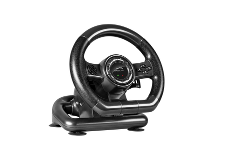 SpeedLink Black Bolt Racing Wheel - PC - Sort Speedlink