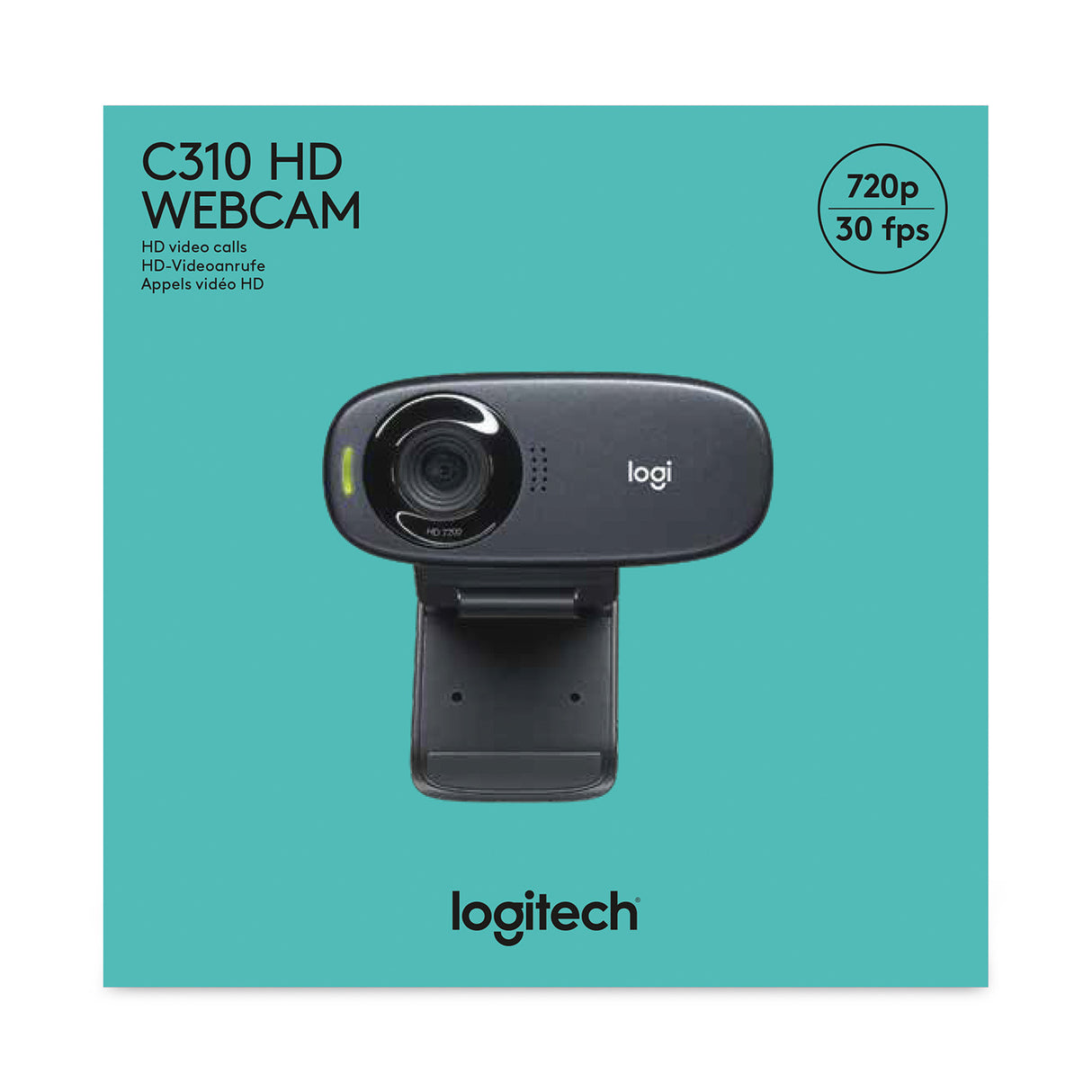 Logitech HD Webcam C310 1280 x 720 Webkamera Fortrådet