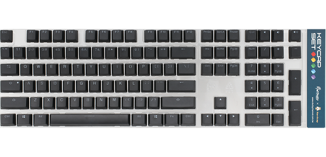 DUCKY Keycaps set/ Nordic Black Double shot Ducky