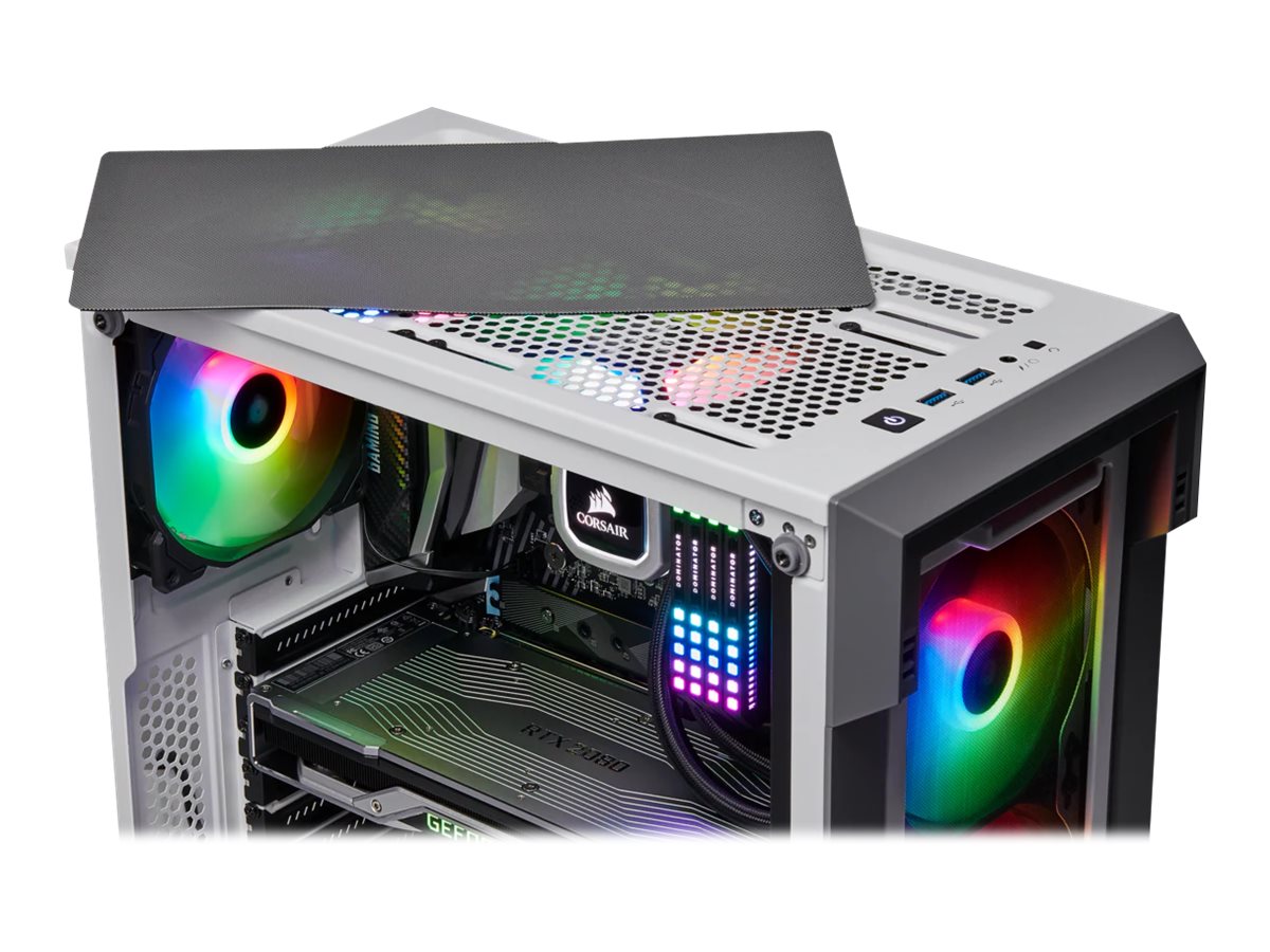 CORSAIR iCUE 220T RGB Airflow Tårn ATX Hvid Corsair