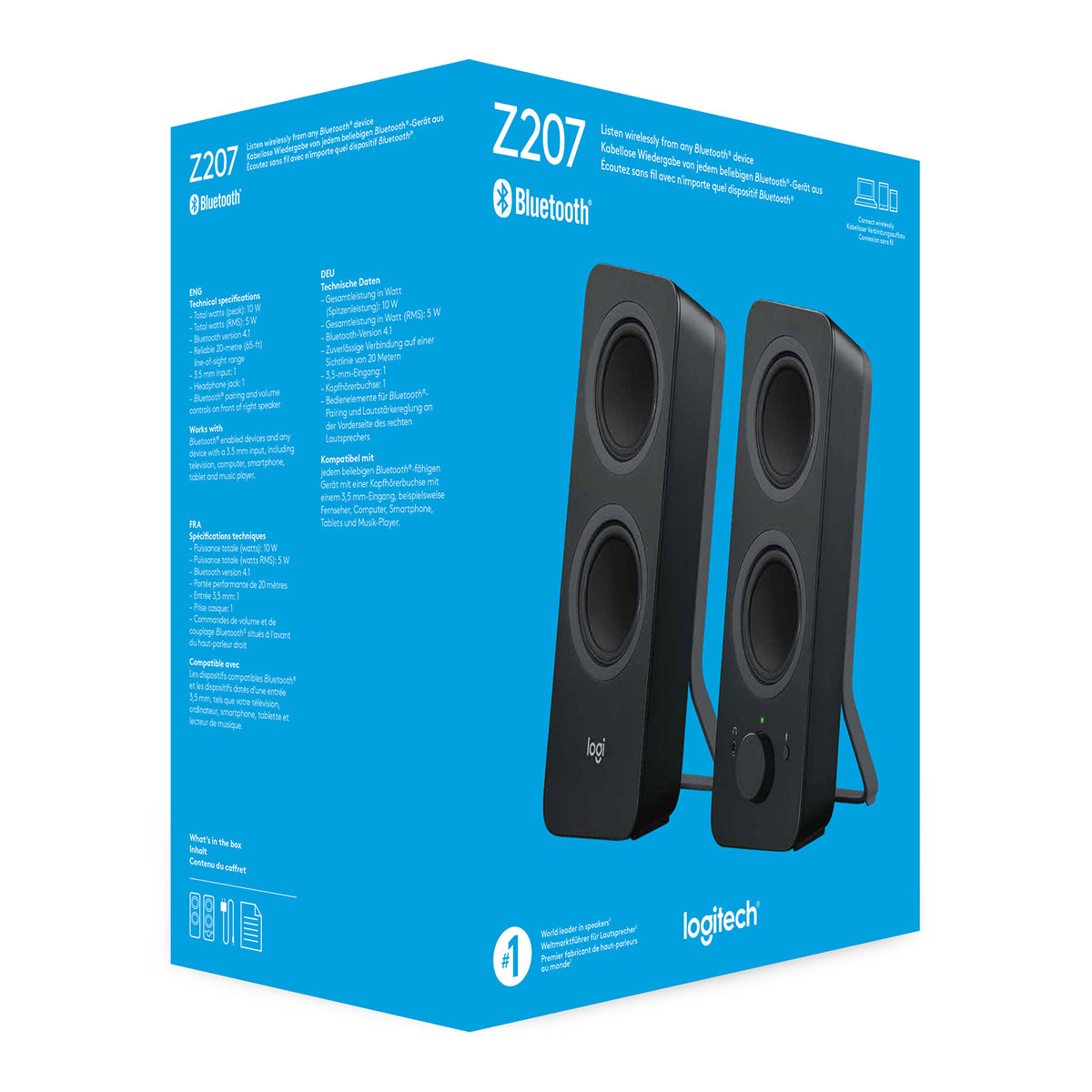 Logitech Z307 Logitech Z207 black – Geekd