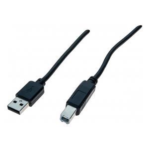 EXC USB 2.0 A/B cord Black 5m EXC
