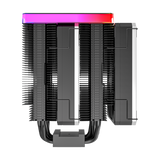 Montech Metal DT24 Premium - CPU cooler, ARGB top cover, 2x 120mm PWM fans, LGA1700 + AM5 support, 270W TDP