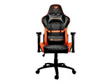 Cougar Armor One Sort/Orange Gaming Stol Cougar