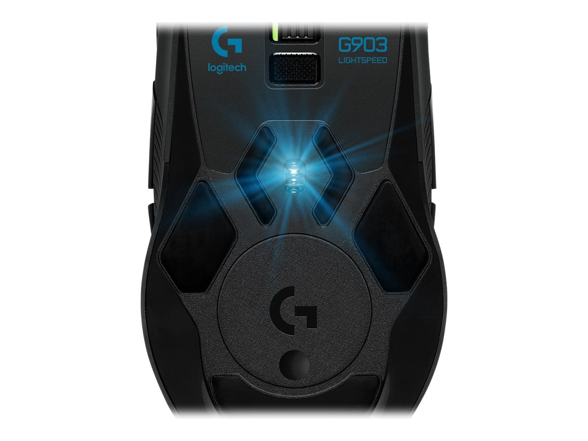 Logitech Wireless Gaming Mouse G903 LIGHTSPEED HERO 16K sensor Optisk Trådløs Kabling Sort Logitech