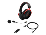 HyperX Cloud II Gaming Trådløs Headset Sort Rød HyperX