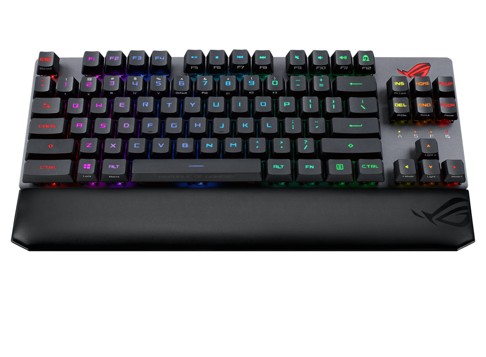 ASUS ROG Strix Scope RX TKL Deluxe Trådløs Gaming Tastatur (RX Optical Mechanical Switches)