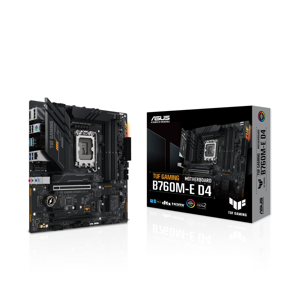 ASUS TUF GAMING B760M-E D4 (mATX, B760, LGA 1700, DDR4)