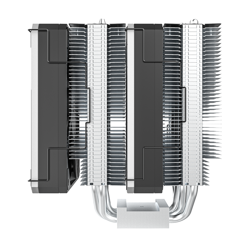 Montech Metal DT24 Base - CPU cooler, 2x 120mm PWM fans, LGA1700 + AM5 support, 270W TDP