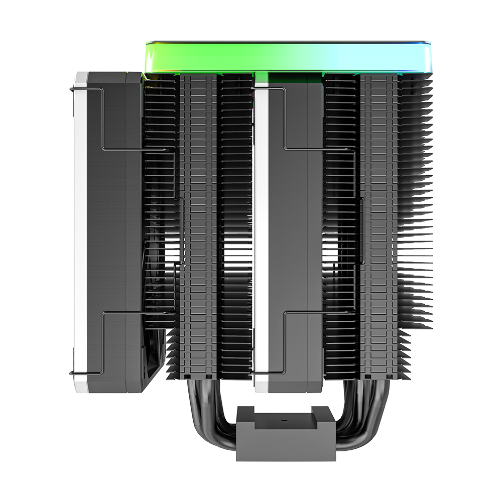 Montech Metal DT24 Premium - CPU cooler, ARGB top cover, 2x 120mm PWM fans, LGA1700 + AM5 support, 270W TDP