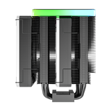 Montech Metal DT24 Premium - CPU cooler, ARGB top cover, 2x 120mm PWM fans, LGA1700 + AM5 support, 270W TDP