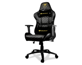 COUGAR Armor One Royal Gamer Stol Sort Gul Cougar