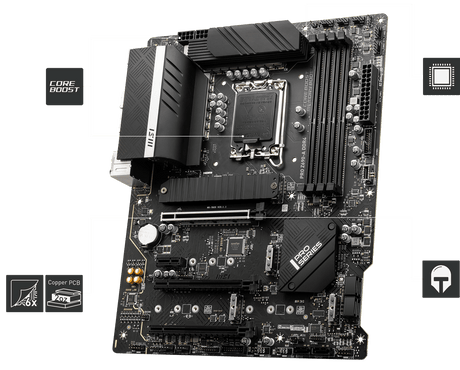 MSI PRO Z690-A DDR4 ATX LGA1700 Intel Z690 MSI