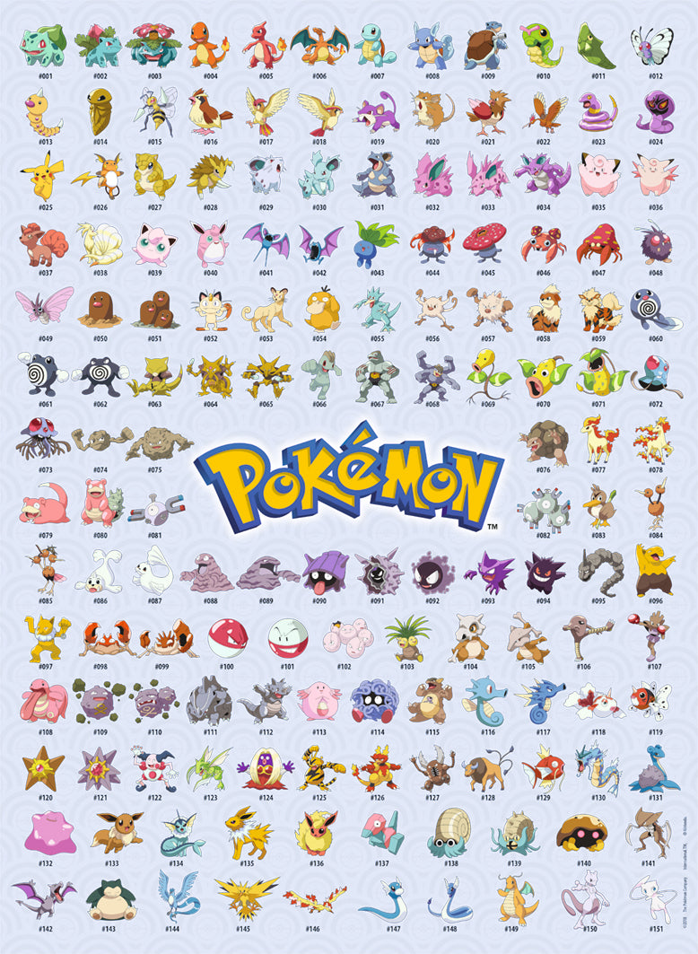 Pokemon Puzzle - Original 151 (500 Pieces) (PEG4781)