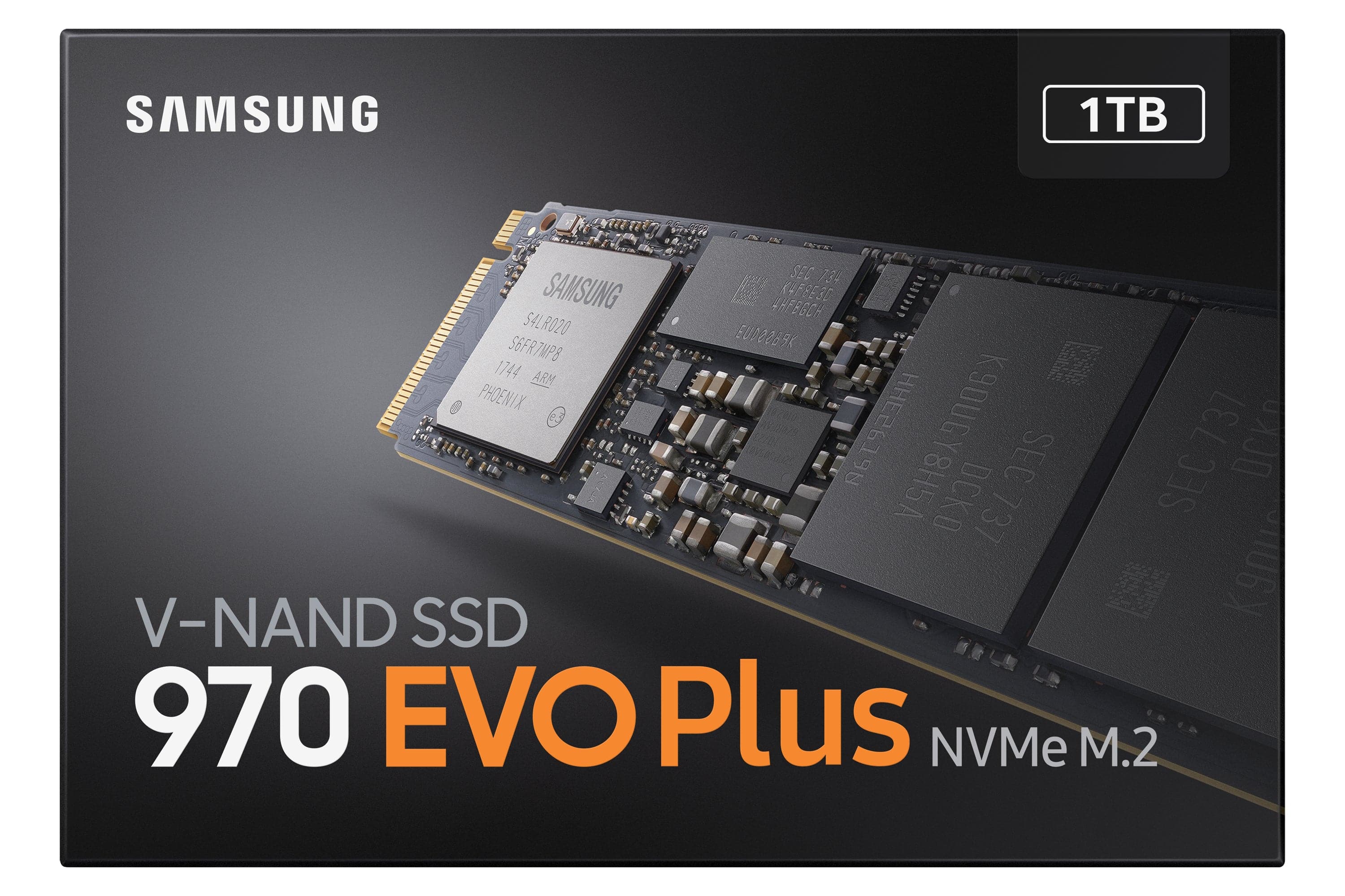 Samsung 970 EVO SSD MZ-V7S1T0BW 1TB M.2 PCI Express 3.0 x4 (NVMe)