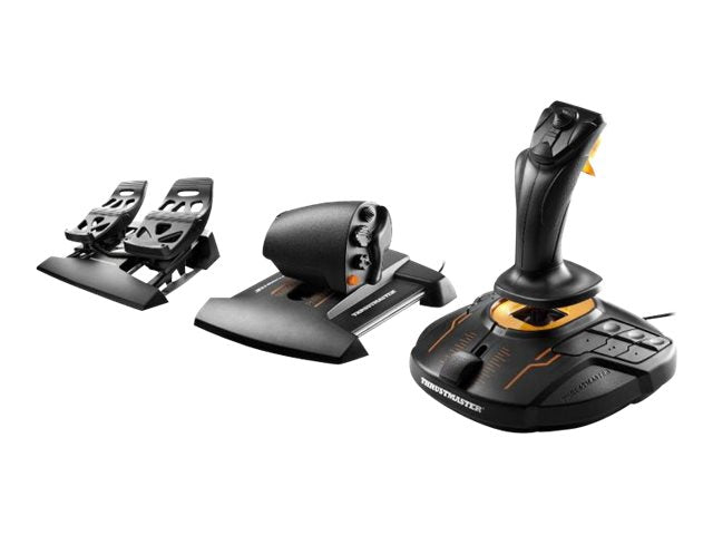 ThrustMaster T.16000M FCS Flight Pack Joystick, speeder og pedaler