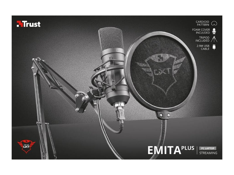 Trust Gaming GXT 252 Emita Plus Mikrofon sæt Trust