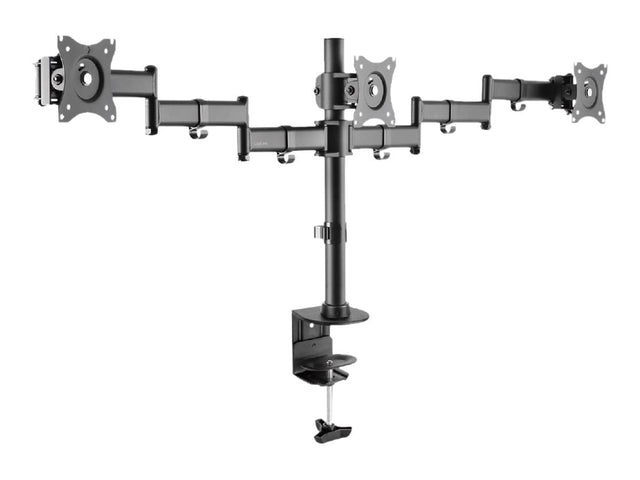 LogiLink Skrivebordsmontering 3 LCD skærme 13"-27" LogiLink