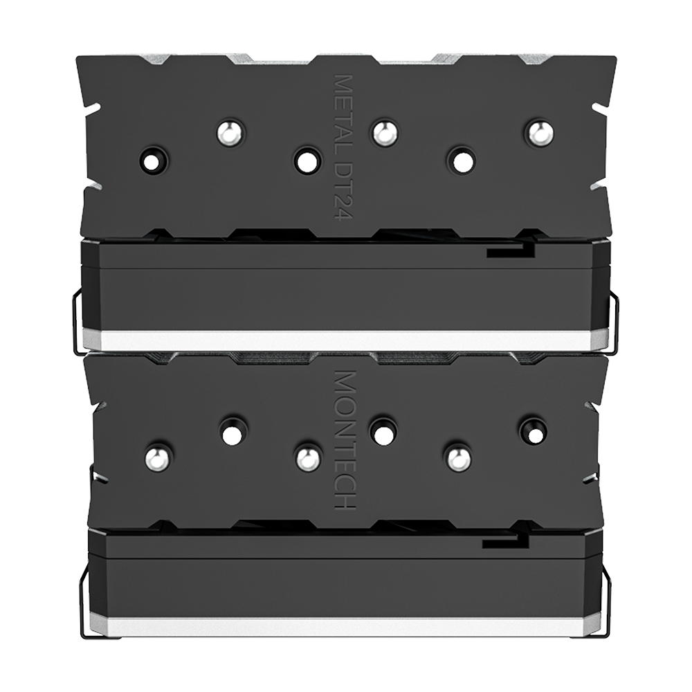 Montech Metal DT24 Base - CPU cooler, 2x 120mm PWM fans, LGA1700 + AM5 support, 270W TDP