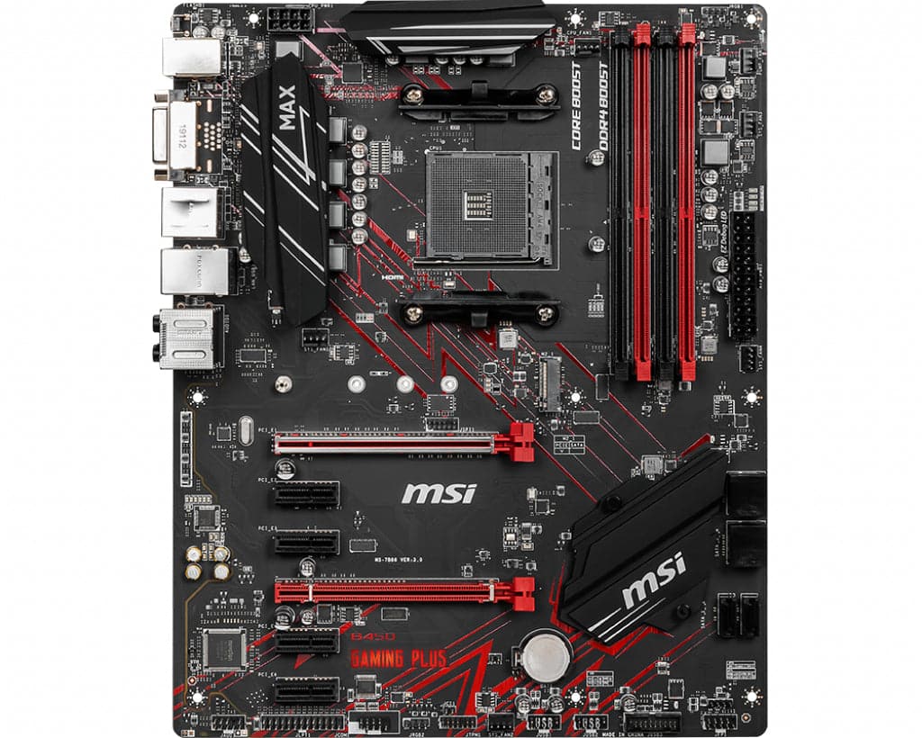 MSI B450 GAMING PLUS MAX ATX AM4 AMD B450 MSI