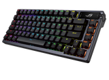 ASUS ROG AZOTH 75% Wireless DIY Custom RGB Gaming Keyboard, NX Red Switches, OLED Display, PBT Keyca