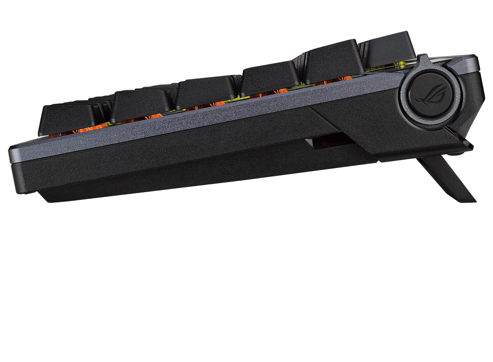 ASUS ROG AZOT 75% Trådlöst Gör-det-själv-anpassat RGB-speltangentbord, NX Red-brytare, OLED-skärm, PBT-tangenter