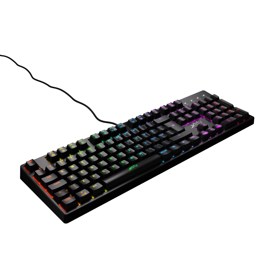 Xtrfy K4 RGB BLACK, Mechanical gaming keyboard with RGB Xtrfy