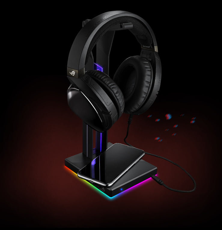 ASUS ROG Throne Qi RGB Headset Stand with Wireless Charging