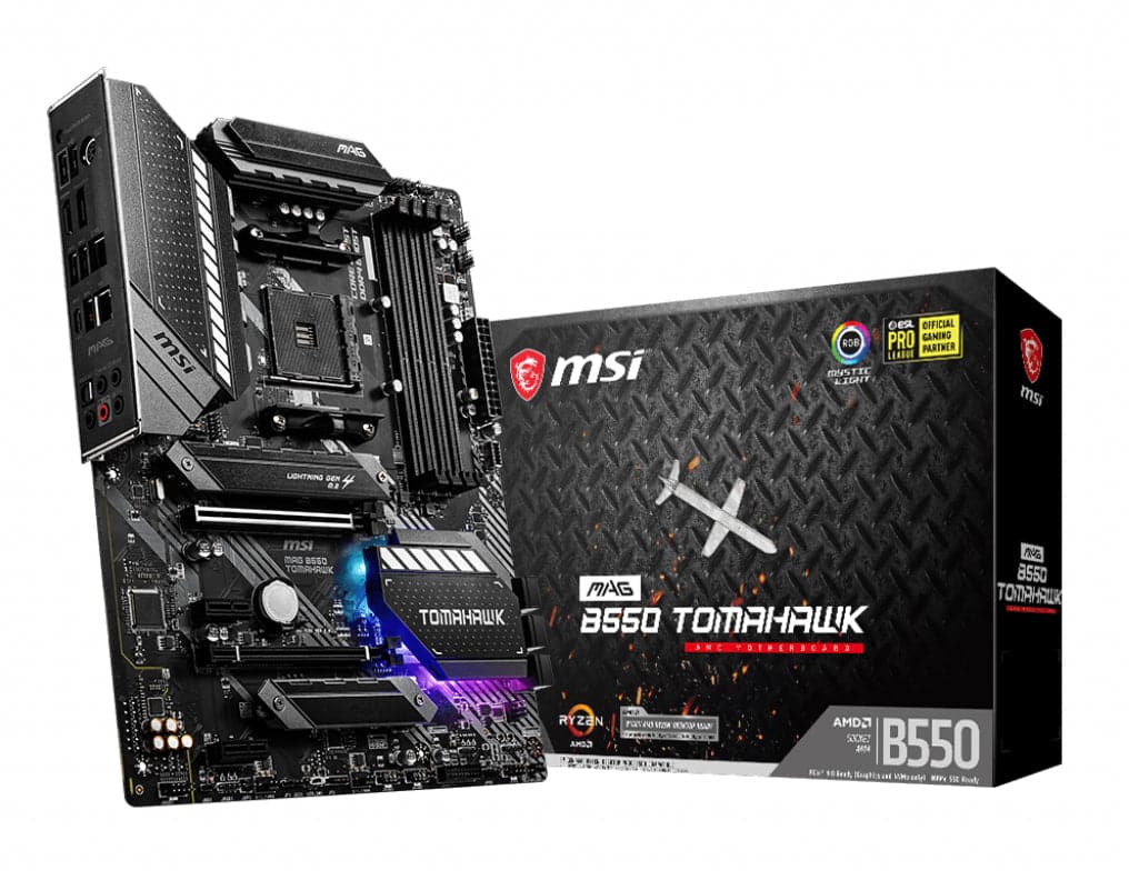 MSI MAG B550 TOMAHAWK ATX  AM4 AMD B550 MSI