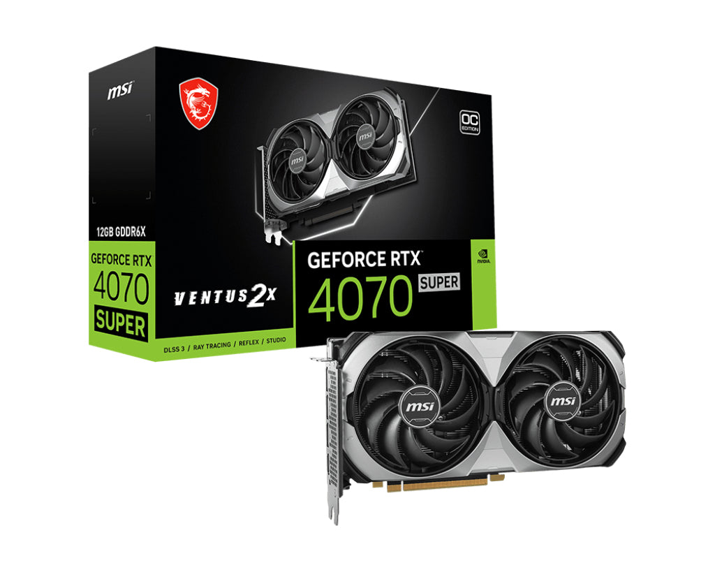 MSI GeForce RTX 4070 SUPER 12GB Ventus 2X OC