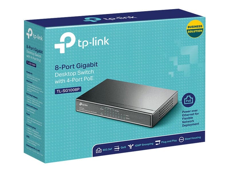TP-Link TL-SG1008P Switch 8-porte Gigabit  PoE TP-Link