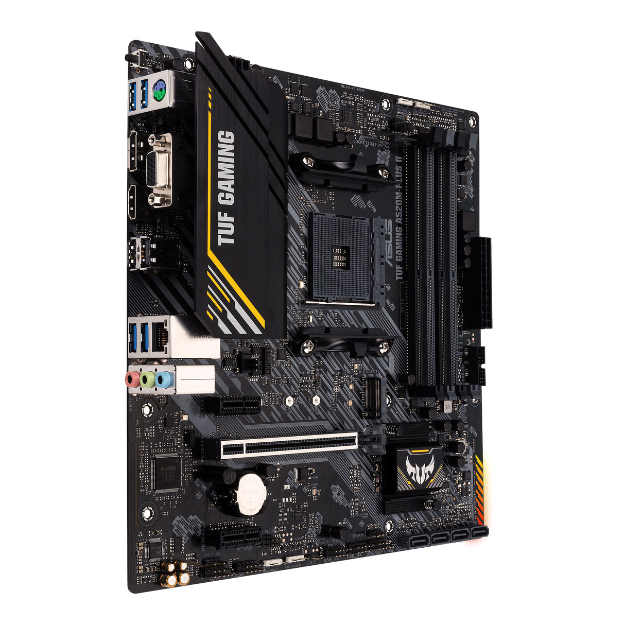 ASUS TUF GAMING A520M-PLUS II (mATX, A520, AM4)