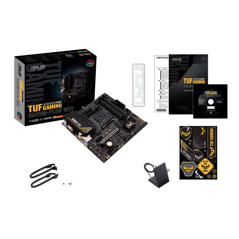 ASUS TUF GAMING A520M-PLUS (WI-FI) (mATX, A520, AM4)